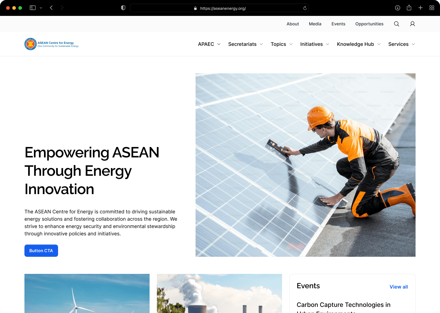 Asean Center of Energy hero 1