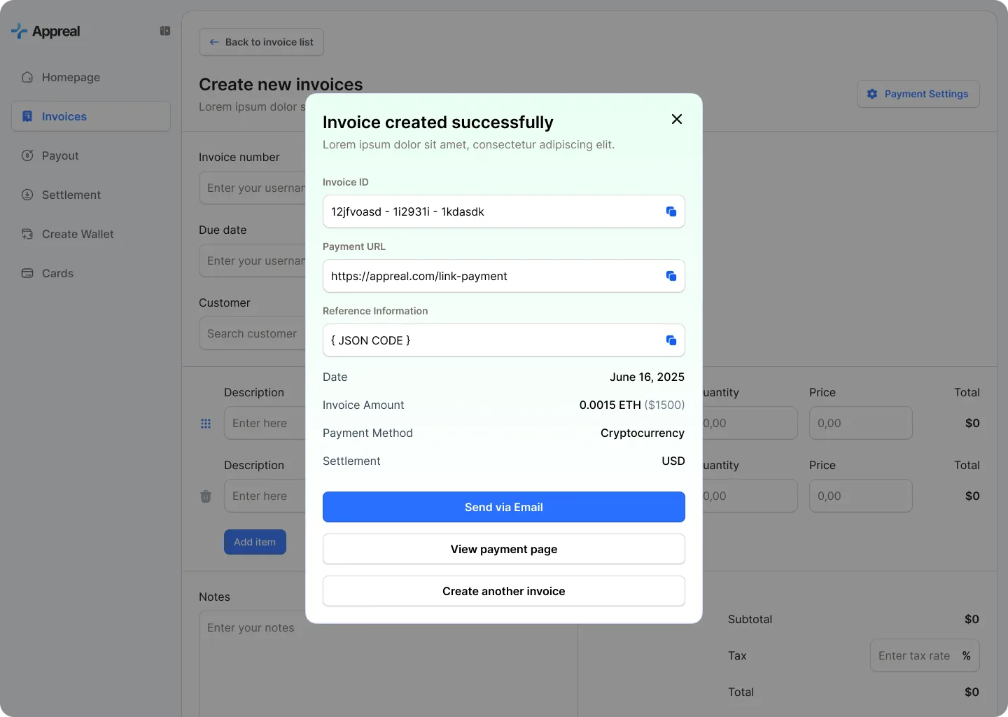 Appreal